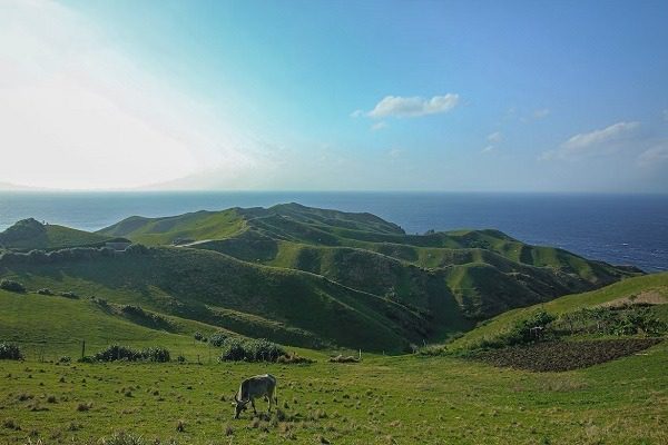 batanes - rolling hills