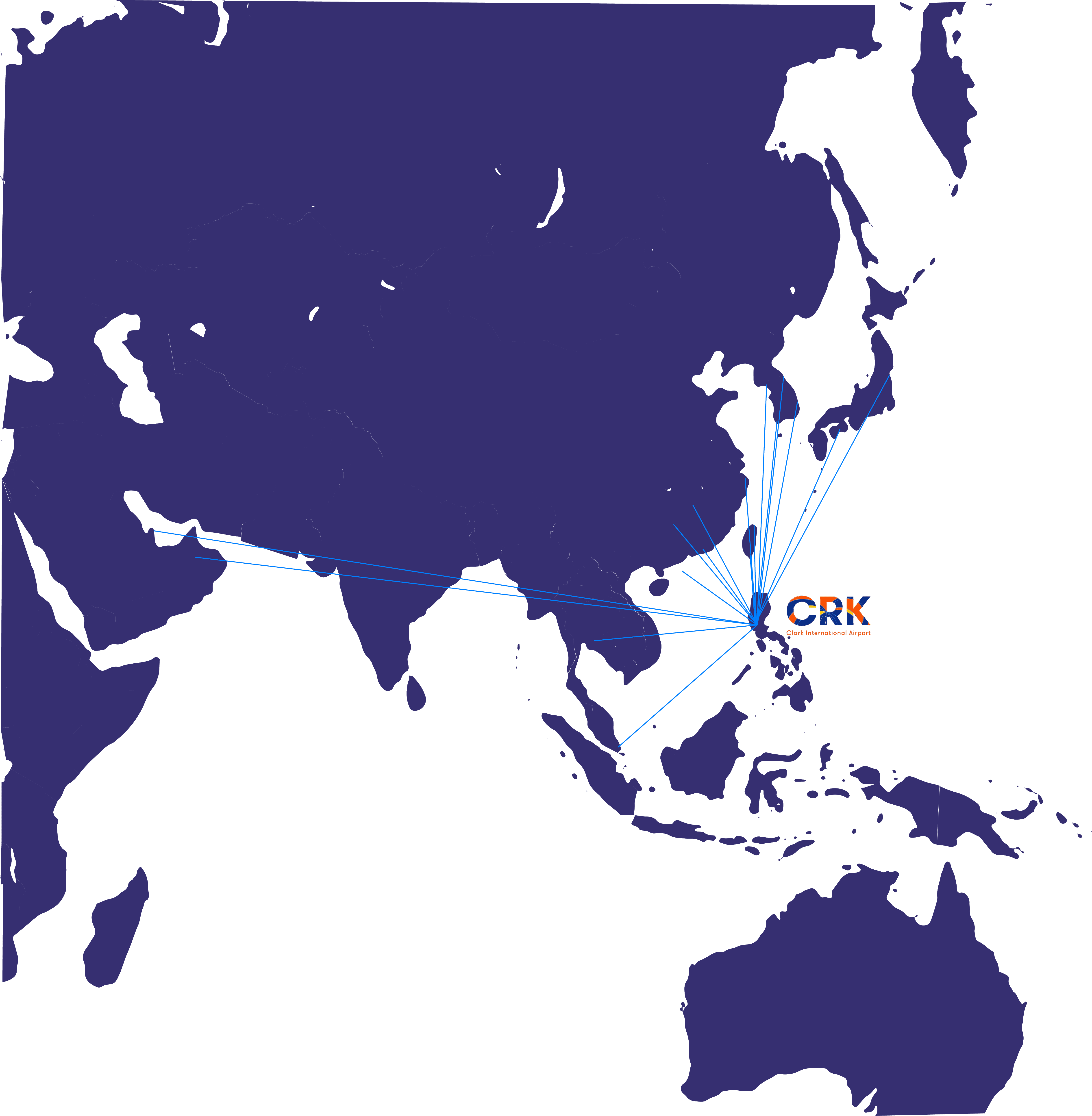 clark international airport map